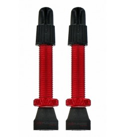 X-Sauce 2 Ventilverlängerungen Für Tubeless-Reifen – Dünn & Ohne Gewinde, Inkl. Kunststoffschlüssel